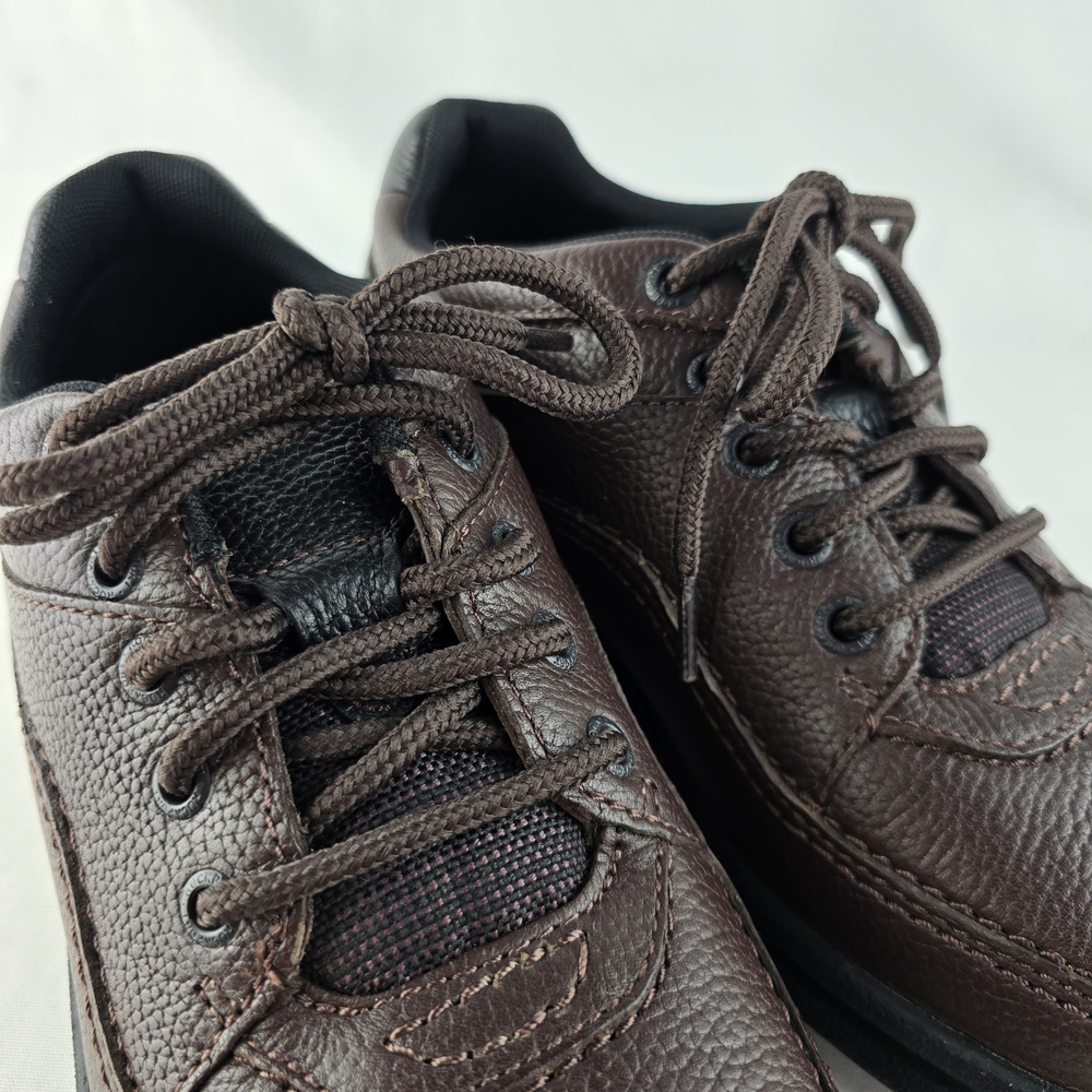 Rockport Men's World Tour Classic Walking Shoes Brown Pebbled Leather K70884 9 - Picture 11 of 14